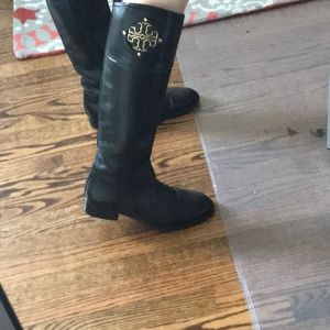 Tory Burch riding boots perfect for fall.HUGE SALE